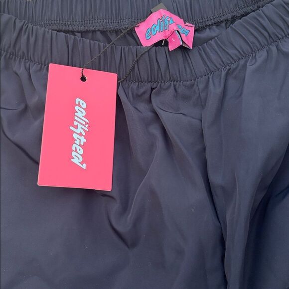 Edikted Remy Bow Ribbon Track Pants Size Large - Picture 7 of 8